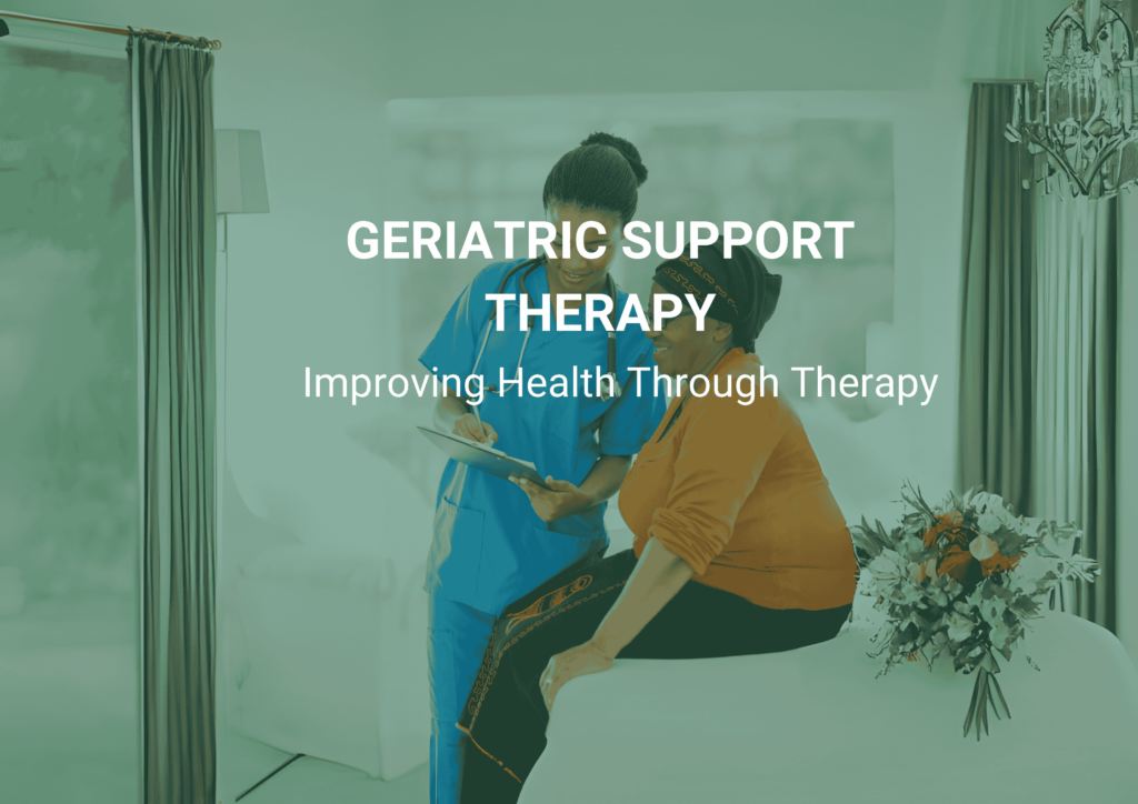 A nurse interacting with an older lady at the Retreat Rehab Centre