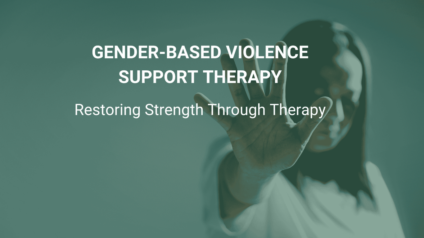 An Image of a lady raising her hand against Gender Based Violence